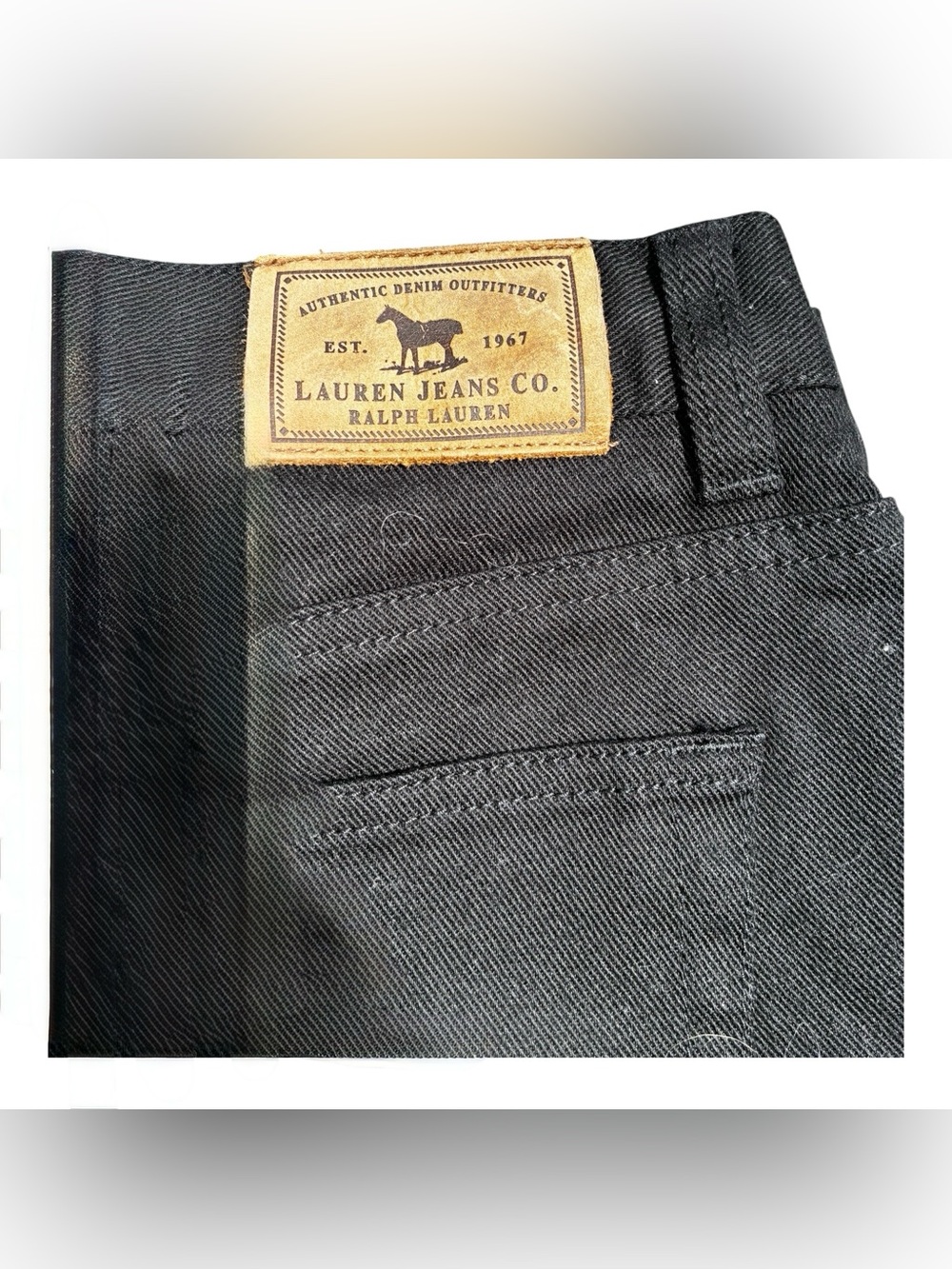 Polo by Ralph Lauren Black Straight-Leg Women's Jeans - Picture 6 of 10
